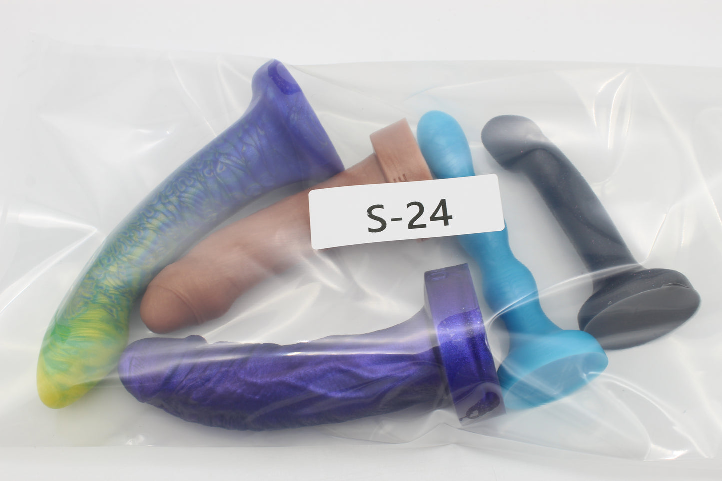 Discount Grab Bag - 4 Slim/Beginner Size Dildos