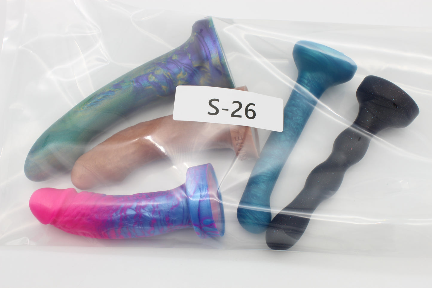 Discount Grab Bag - 4 Slim/Beginner Size Dildos