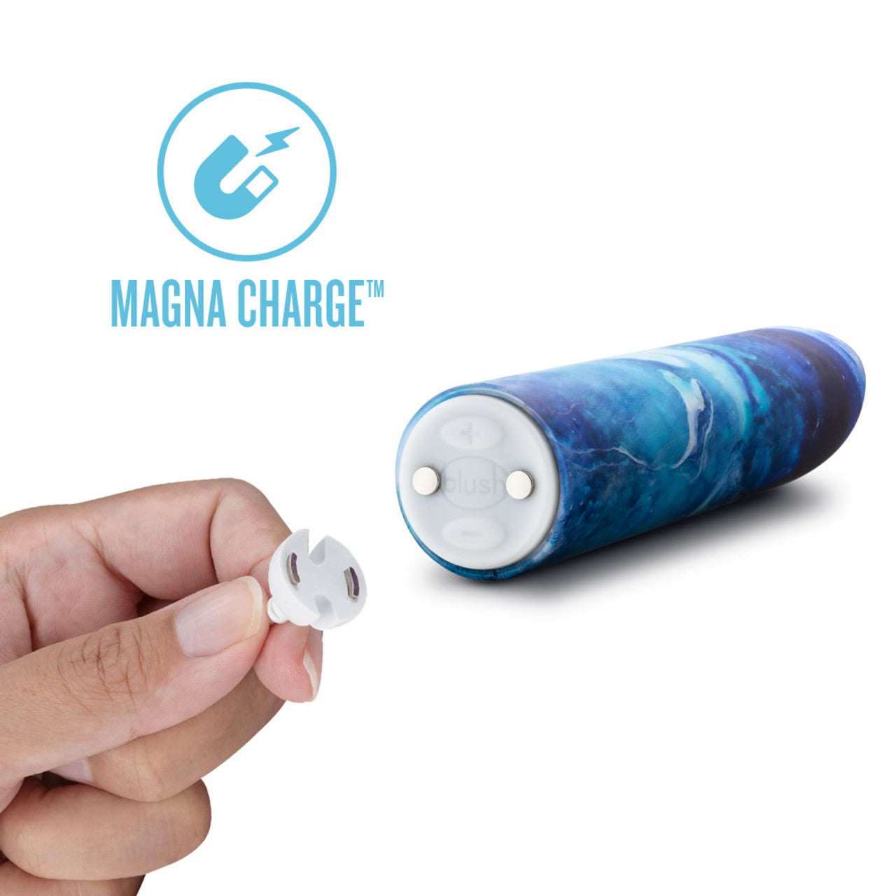 Limited Addiction Bullet Vibrator - Mesmerize - Power Vibe - Azure