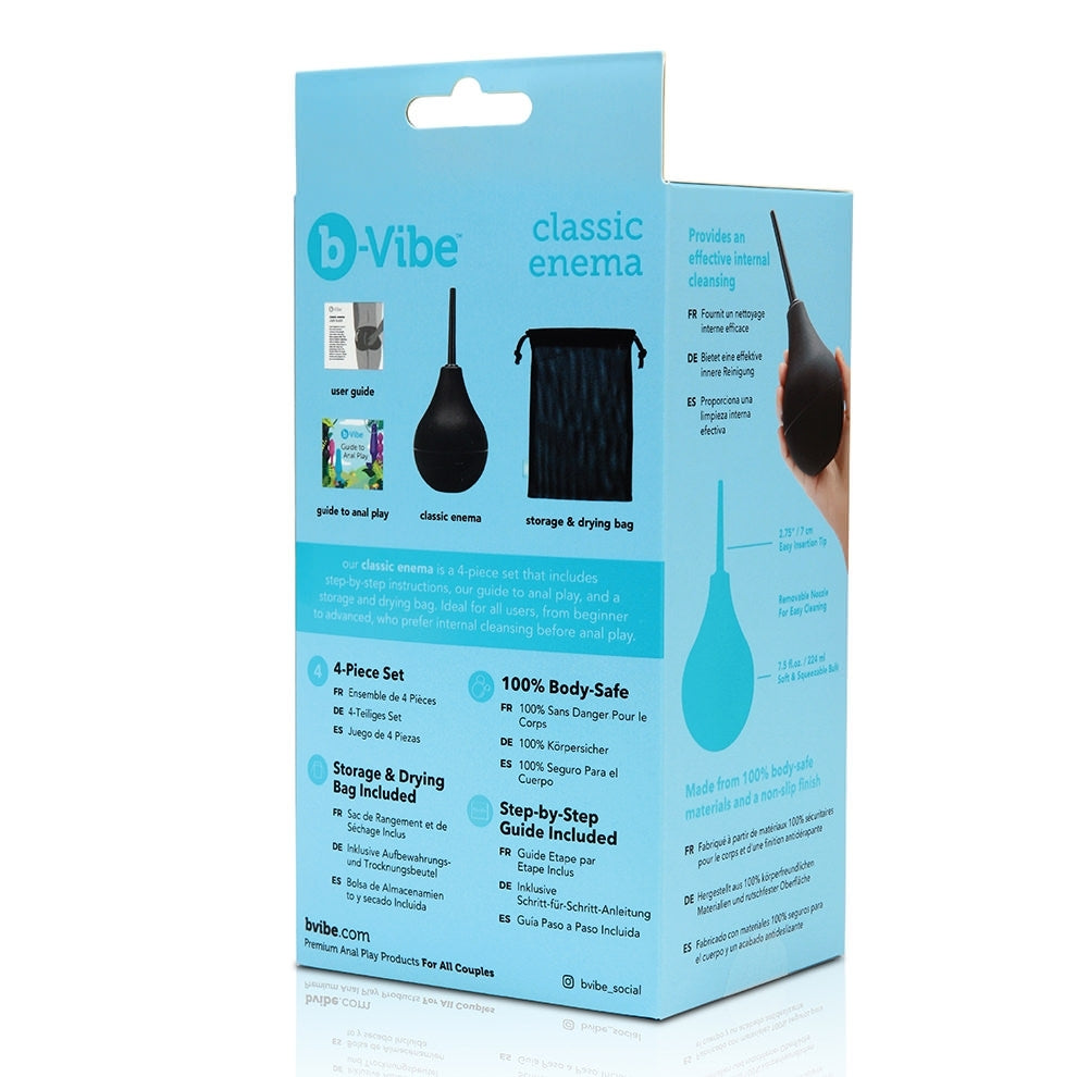 Classic Enema Bulb Kit by b-Vibe
