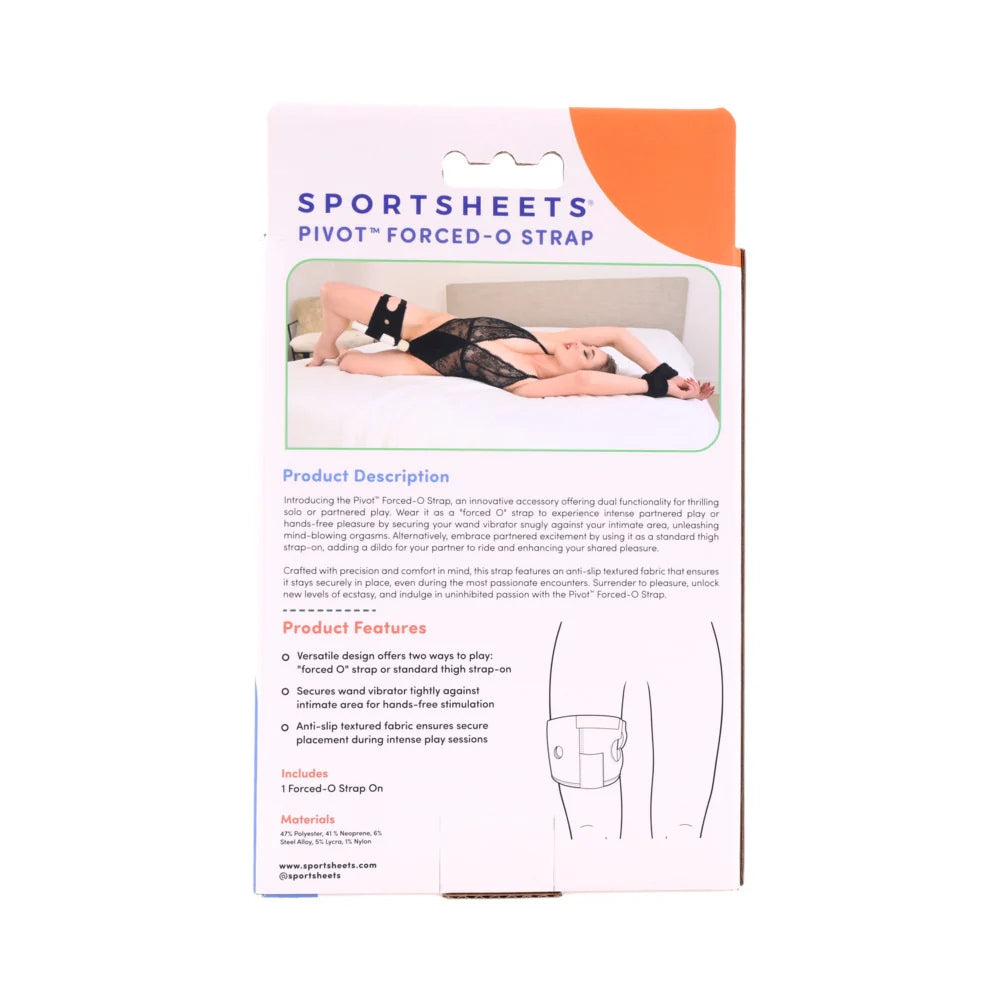 Pivot 2-in-1 Wand & Strap-On Thigh Harness by Sportsheets