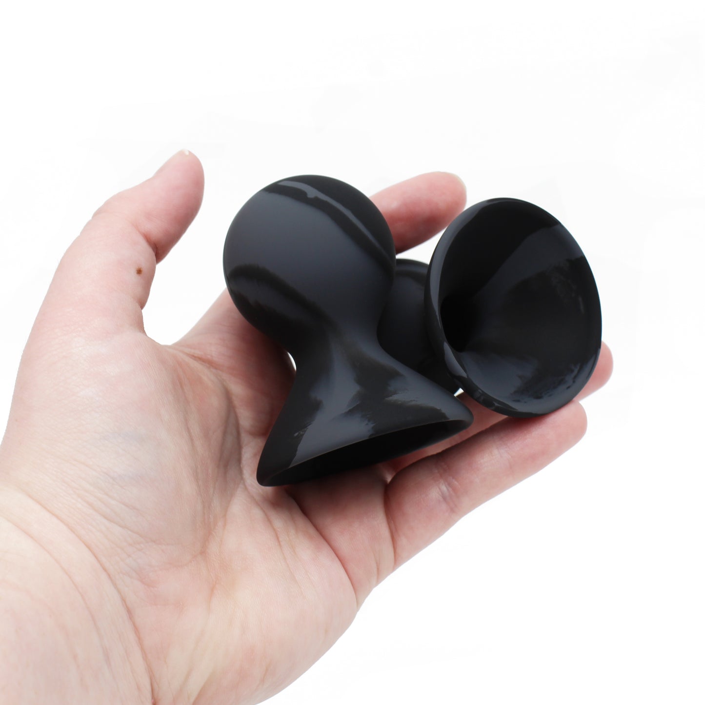 Velvet Noir Silicone Nipple Suckers by Sportsheets