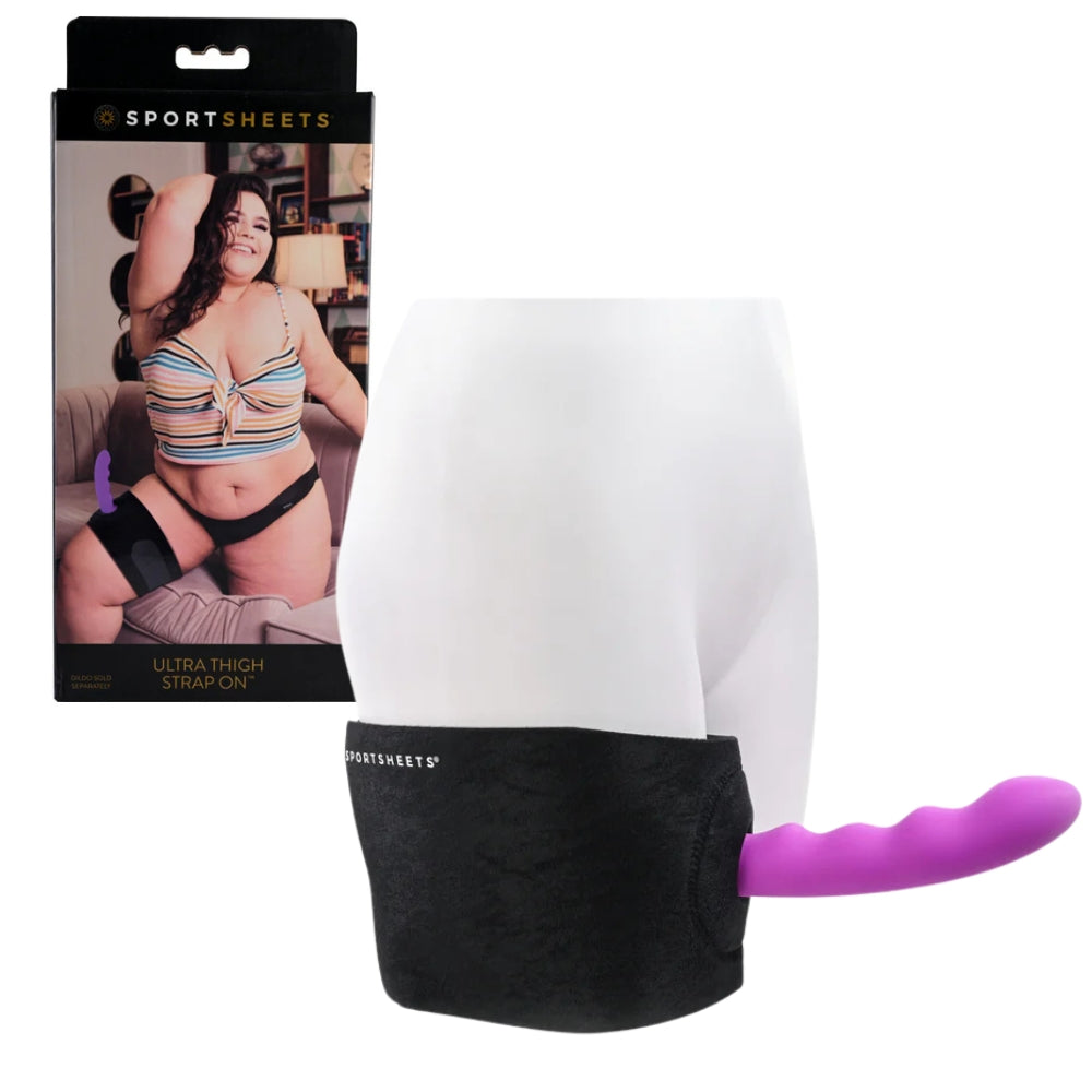 Ultra Thigh Strap-On by Sportsheets - Black