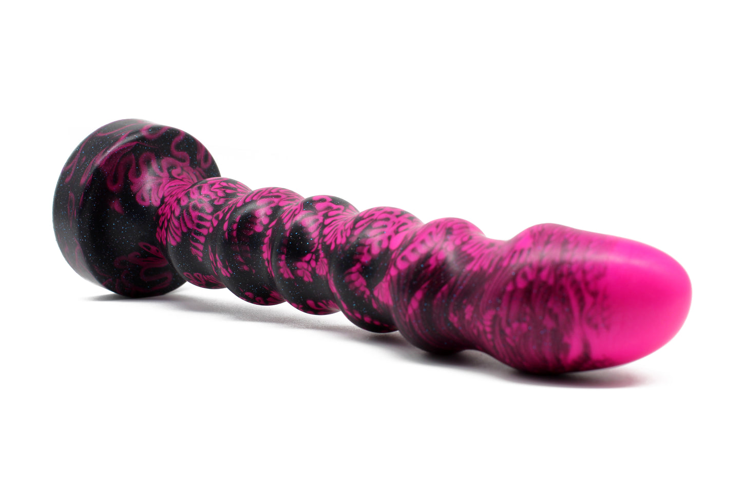 Elegantis in an ombre of Vivid Pink to Luster Black