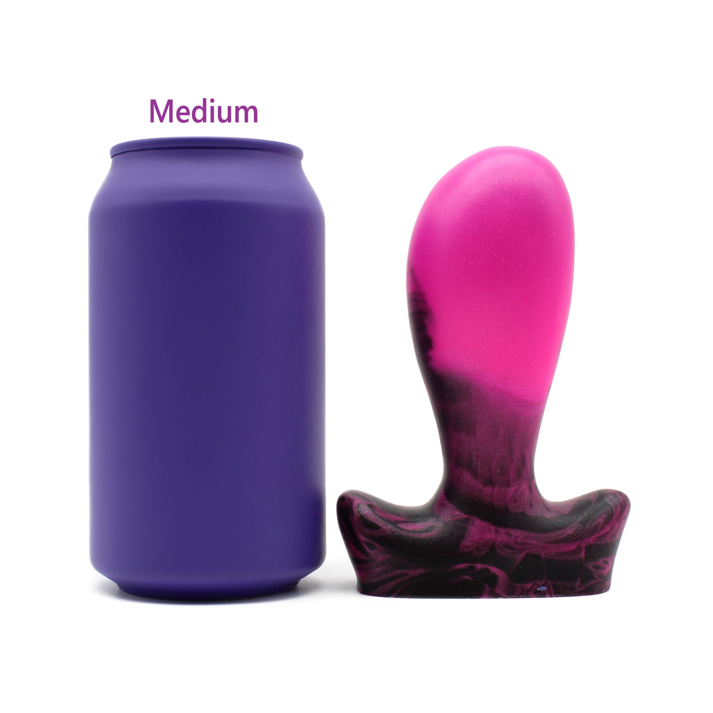 The Festa Vaginal Plug - Ready-made Pink to Black Ombre Edition