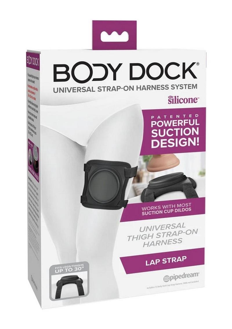 BodyDock Suction Cup Dildo Thigh Harness by Pipedream
