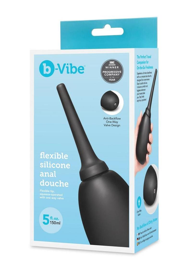 Flexible Silicone Enema Bulb Kit by b-Vibe