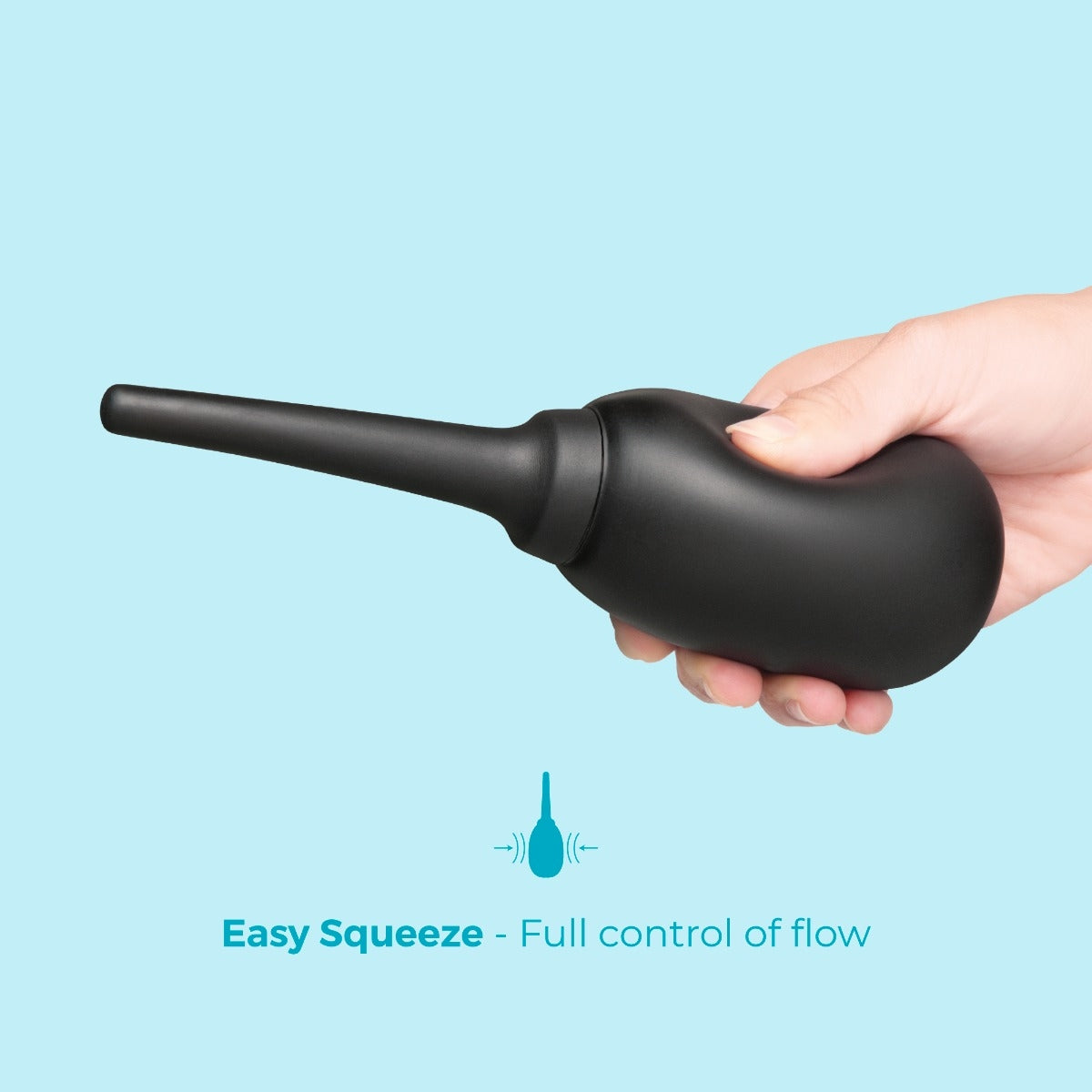 Flexible Silicone Enema Bulb Kit by b-Vibe