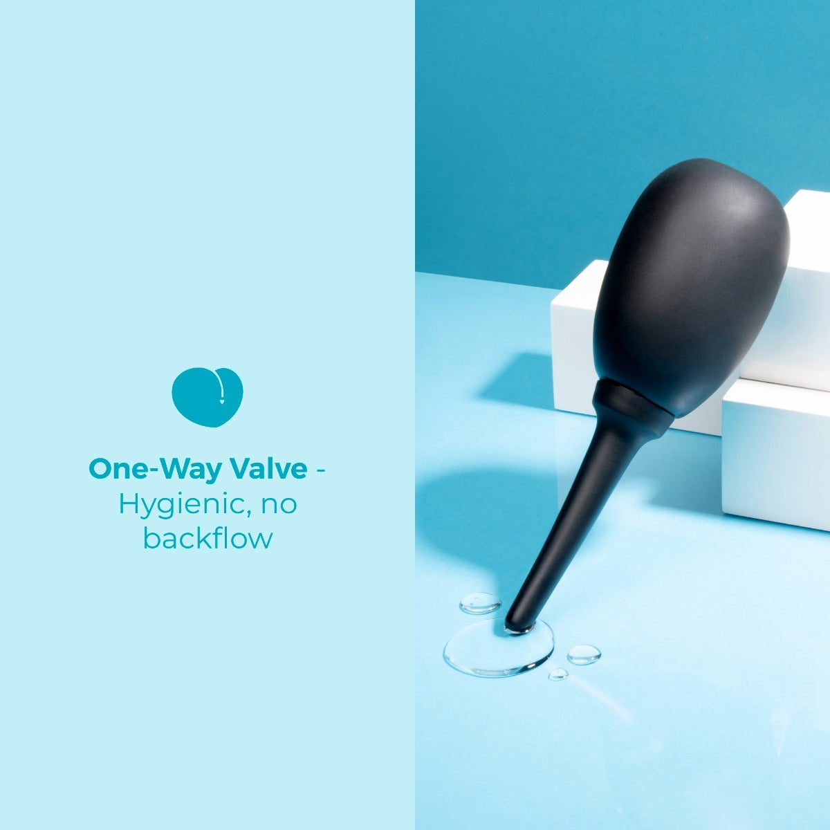 Flexible Silicone Enema Bulb Kit by b-Vibe