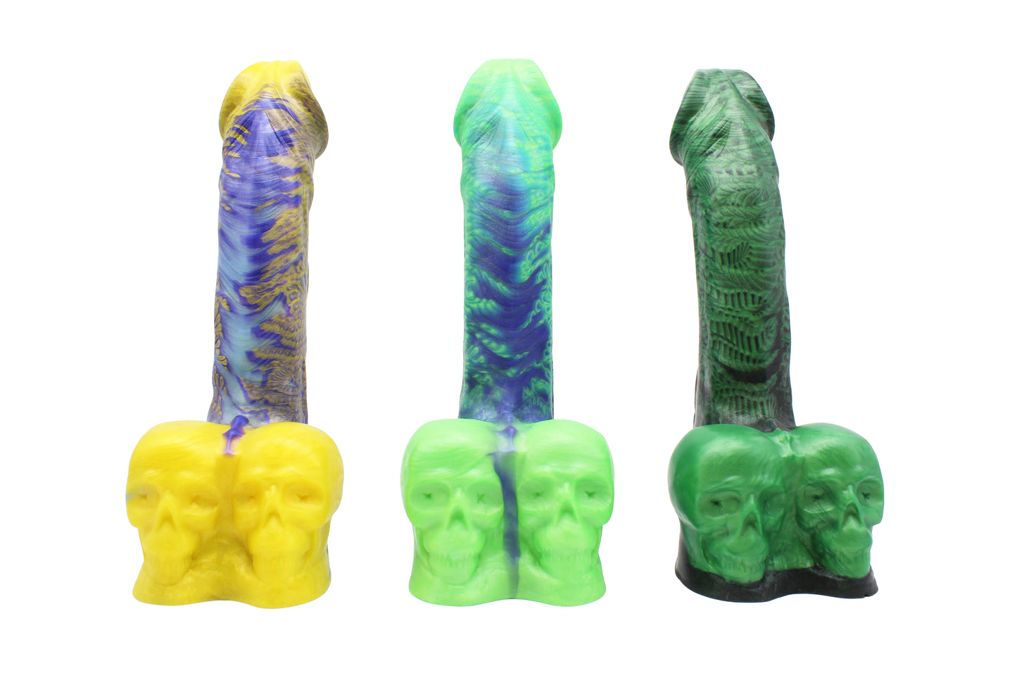 The Calaveras Dildo With Skull-Shaped Balls