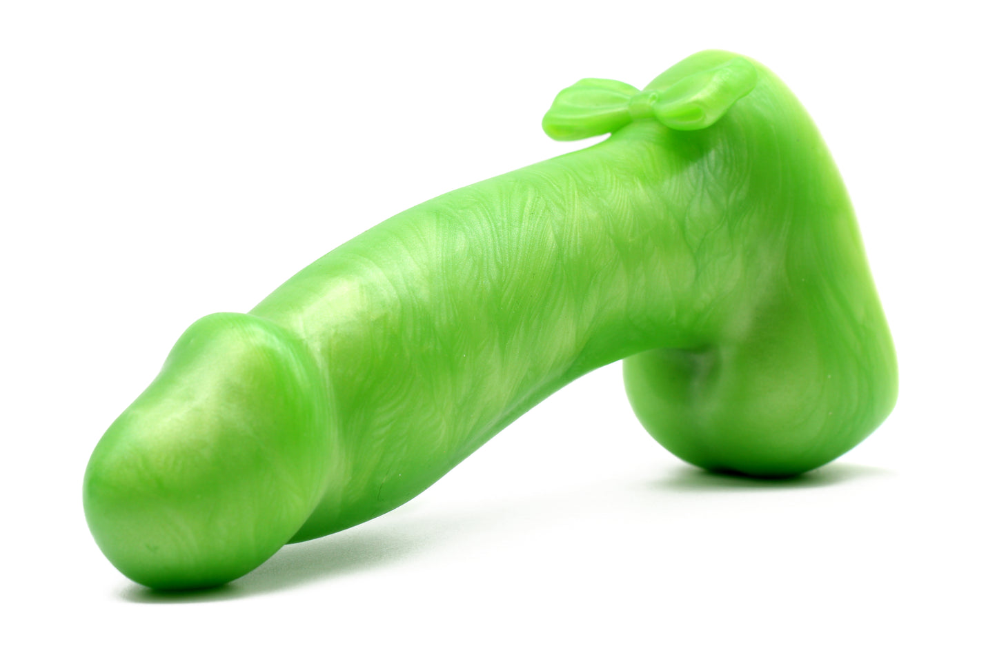 The Dashing Bowtie Dildo With Balls - Large Size