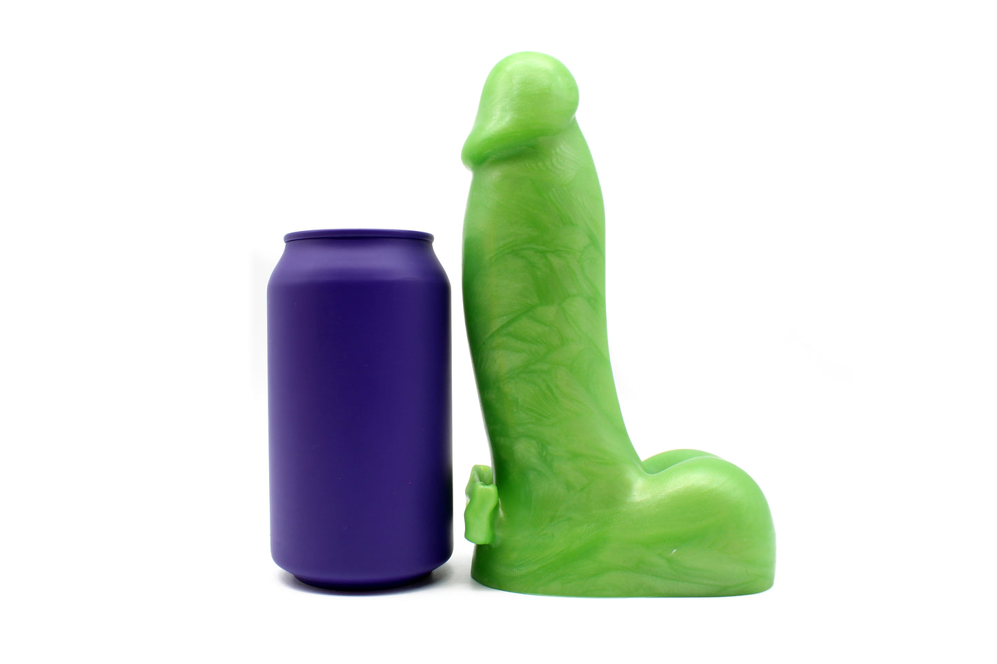The Dashing Bowtie Dildo With Balls - Large Size