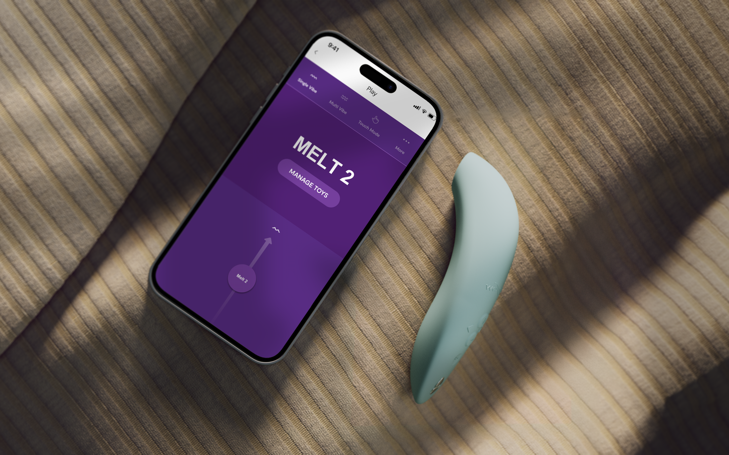 Melt 2 Pleasure Air Clitoral Stimulator by We-Vibe - Sage