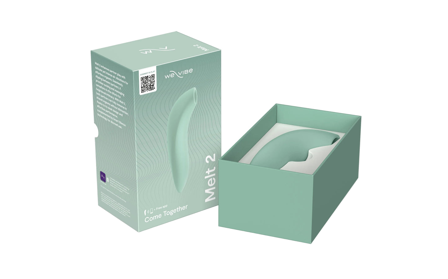 Melt 2 Pleasure Air Clitoral Stimulator by We-Vibe - Sage