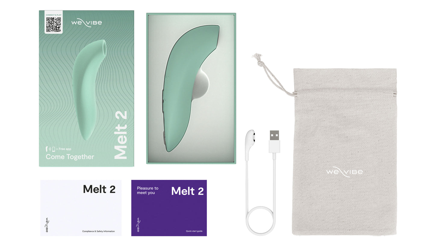 Melt 2 Pleasure Air Clitoral Stimulator by We-Vibe - Sage