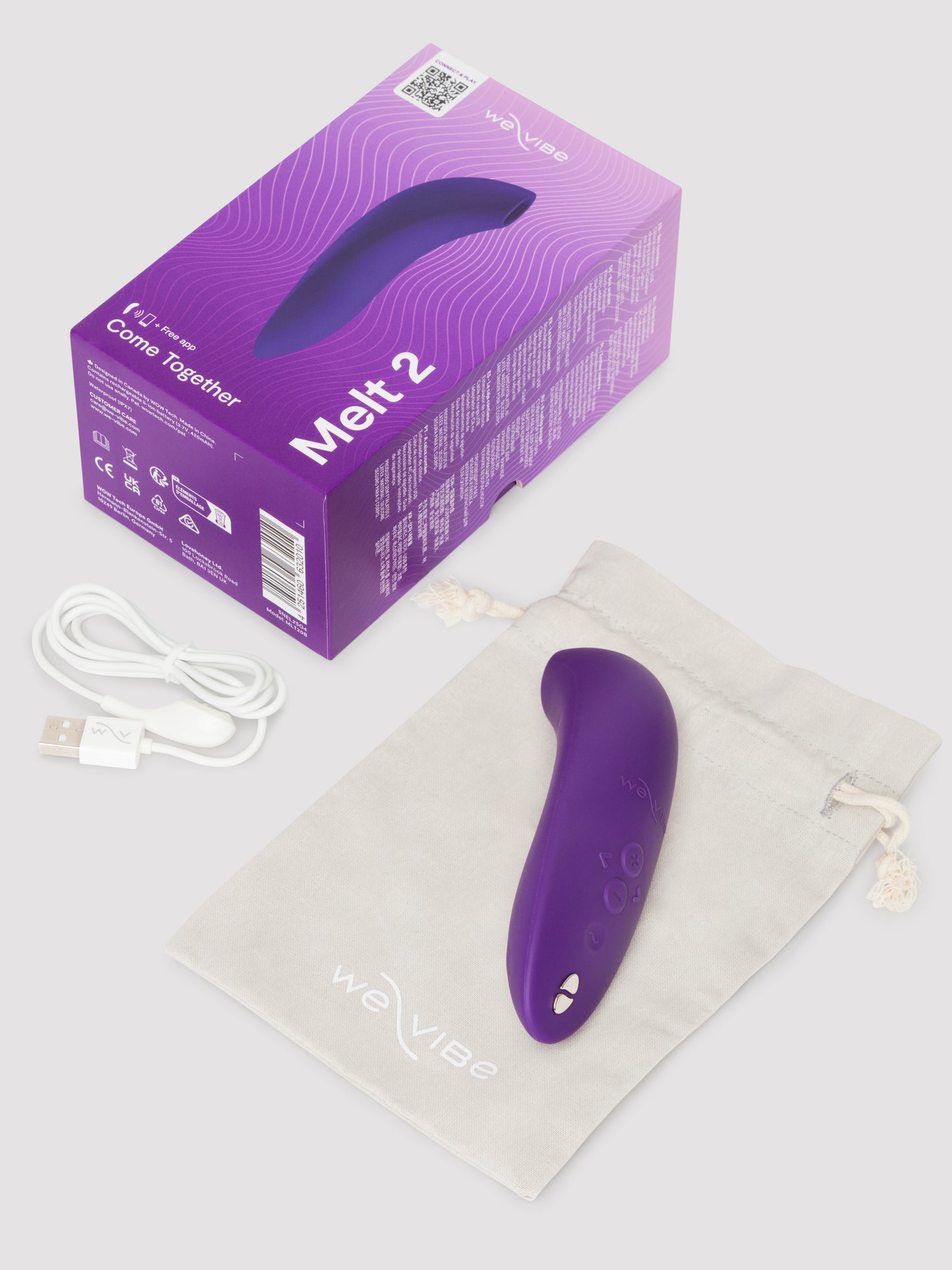 Melt 2 Pleasure Air Clitoral Stimulator by We-Vibe - Purple