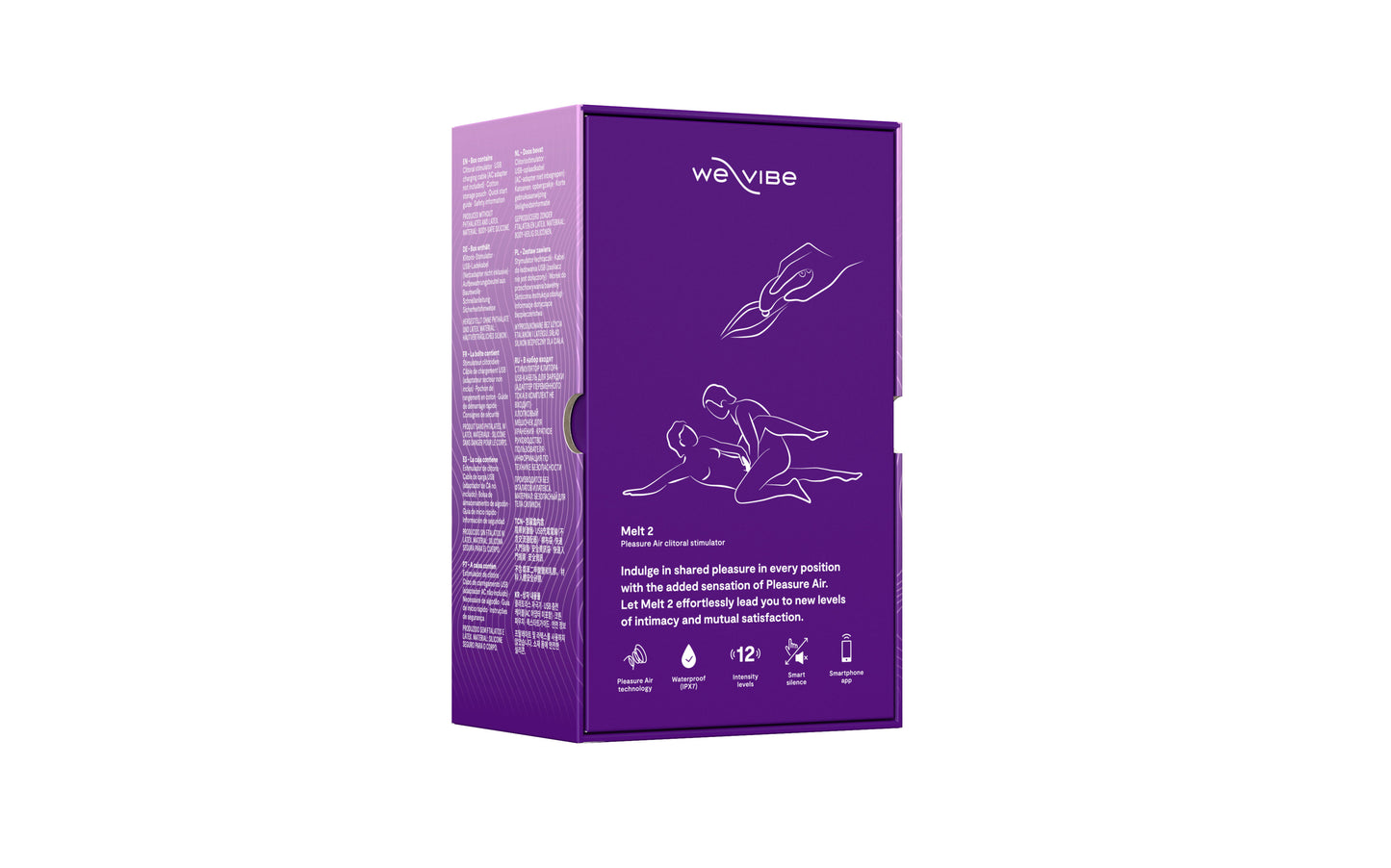 Melt 2 Pleasure Air Clitoral Stimulator by We-Vibe - Purple