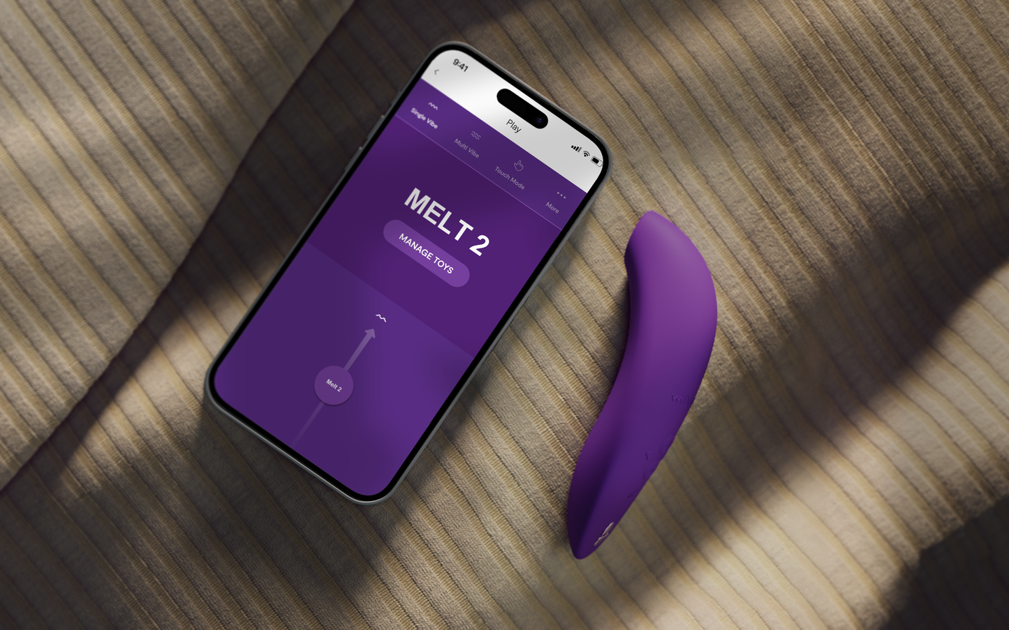 Melt 2 Pleasure Air Clitoral Stimulator by We-Vibe - Purple
