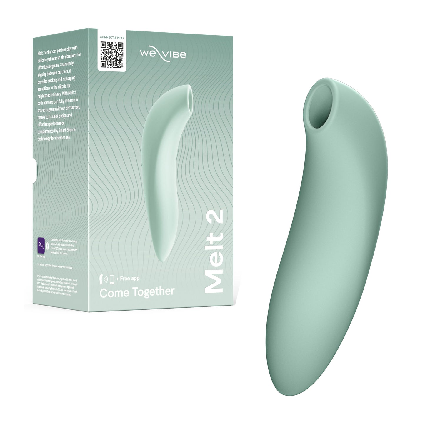 Melt 2 Pleasure Air Clitoral Stimulator by We-Vibe - Sage
