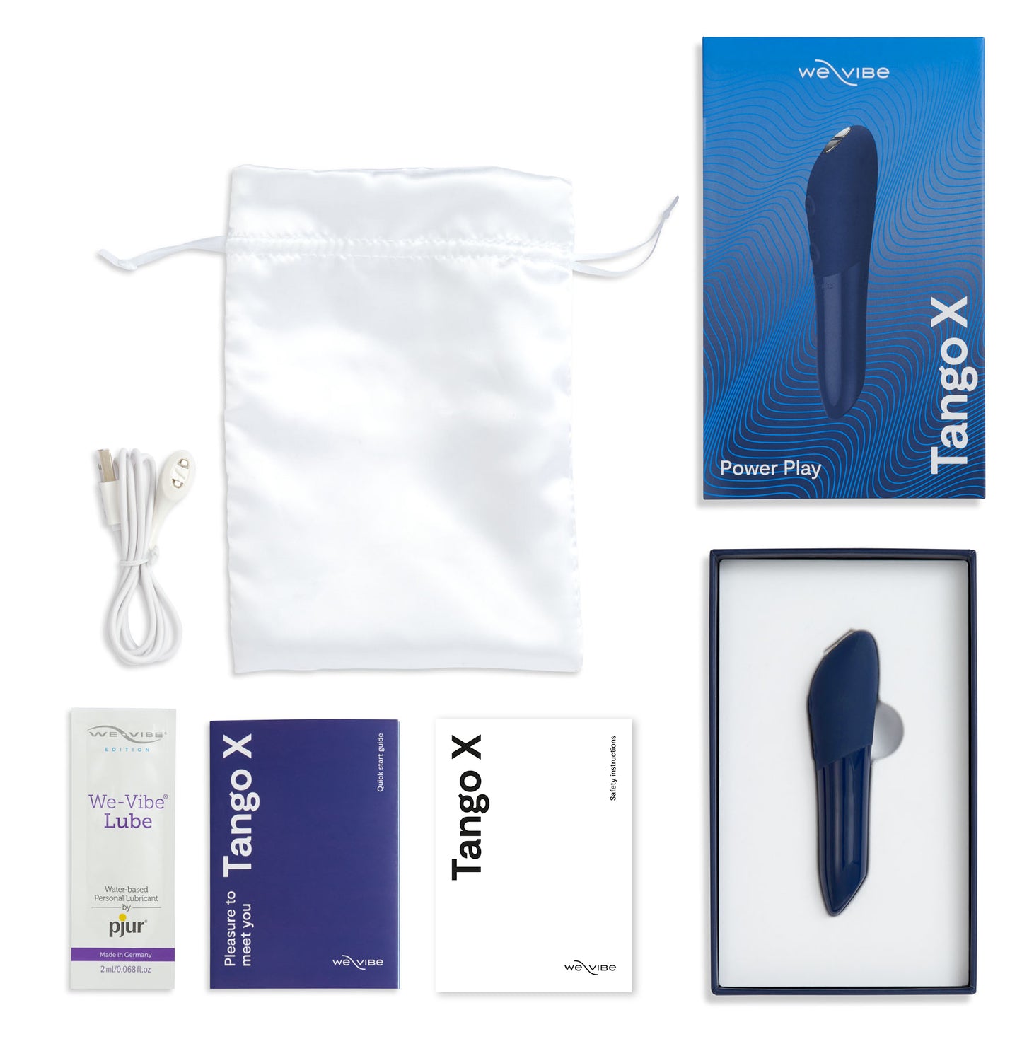 Tango X Bullet Vibrator by We-Vibe - Midnight Blue