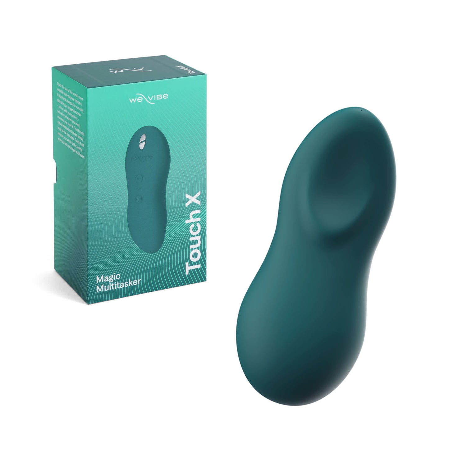 Touch X Rechargeable Palm Vibrator by We-Vibe - Green Velvet