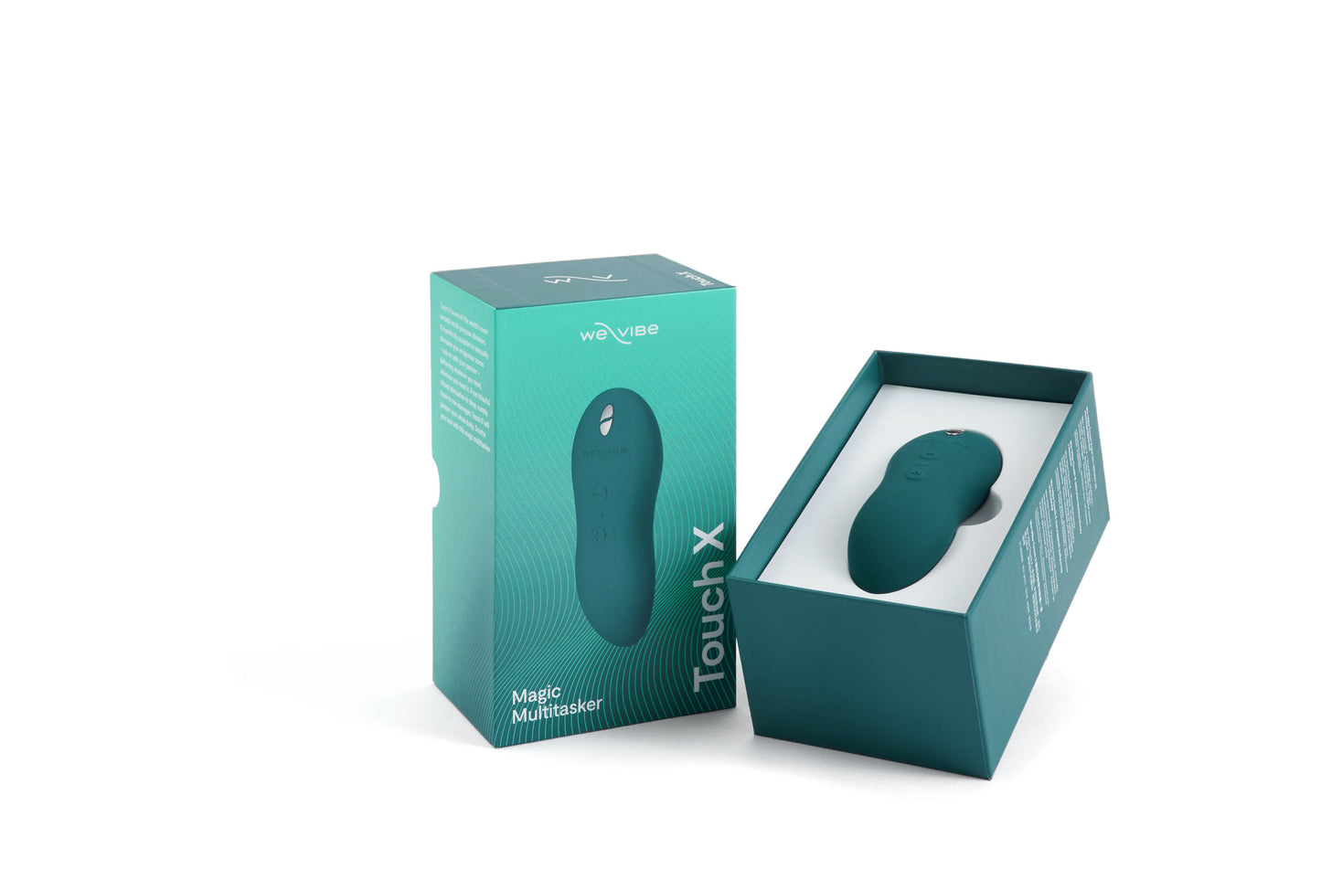 Touch X Rechargeable Palm Vibrator by We-Vibe - Green Velvet