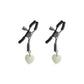 Bound Glow-In-The-Dark Heart Nipple Clamps by NS Novelties