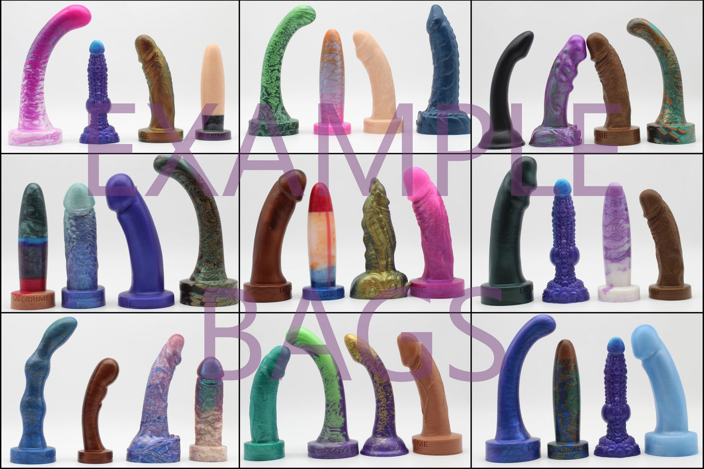 Discount Grab Bag - 4 Slim/Beginner Size Dildos