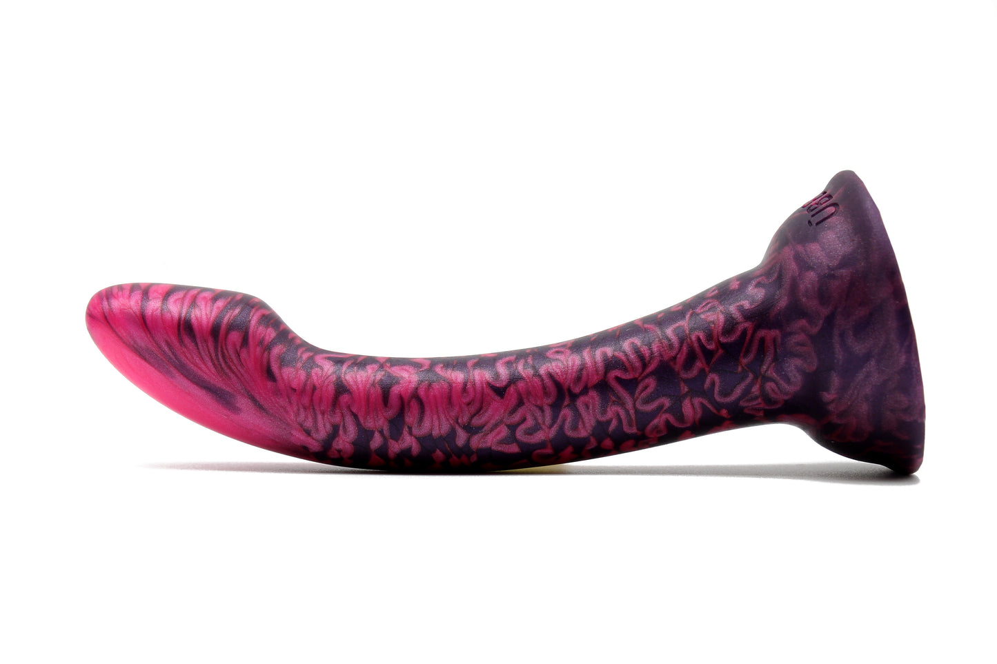 The Astra G-Spot Suction Cup Dildo - UV Reactive - Ready-Made