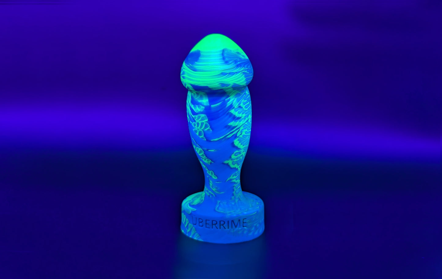 The Sentio Soft Butt Plug - UV Reactive - Ready-Made