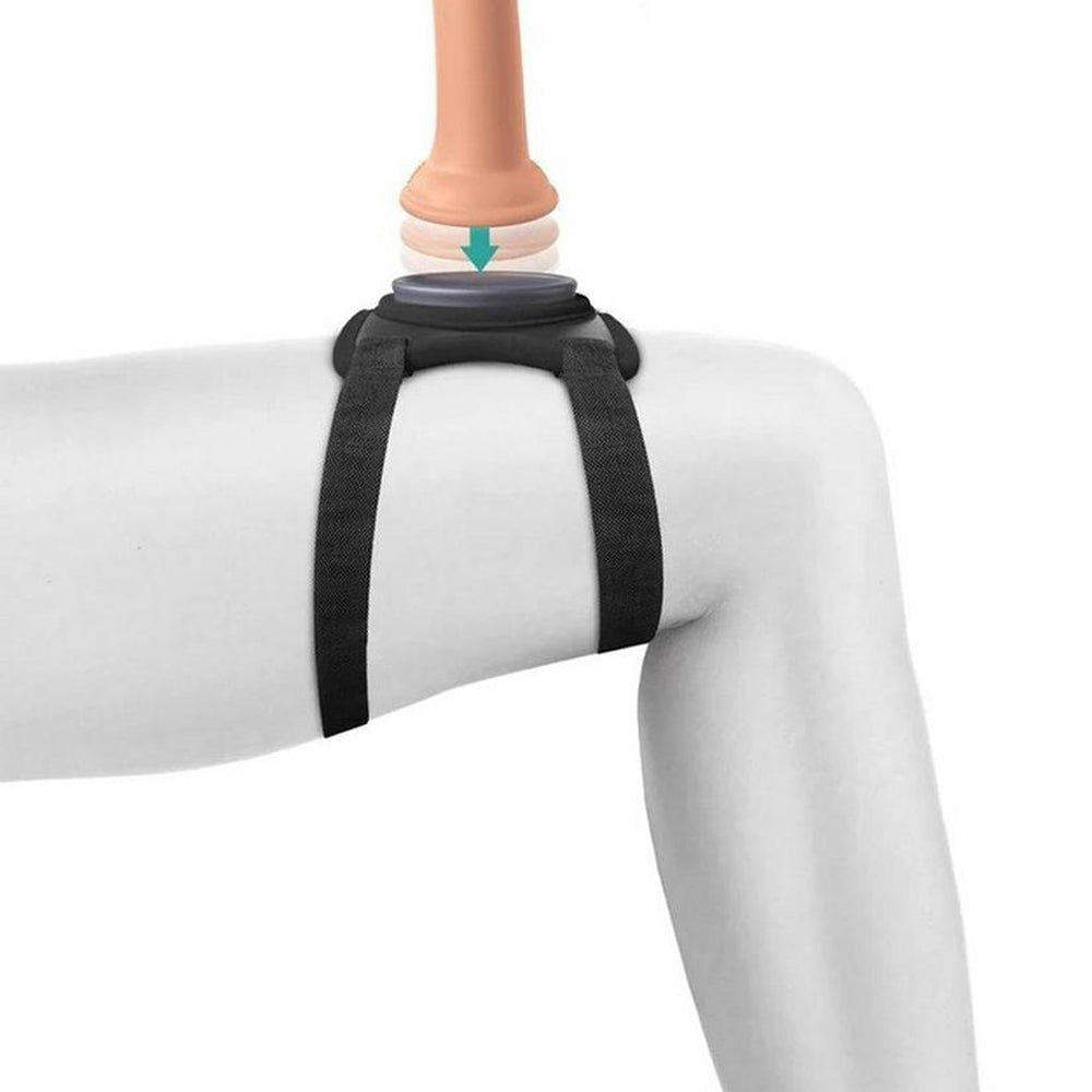 BodyDock Suction Cup Dildo Thigh Harness by Pipedream